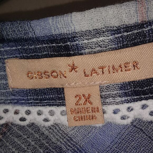 NWT Women’s Gibson Latimer blouse sz 2X. - Picture 4 of 8